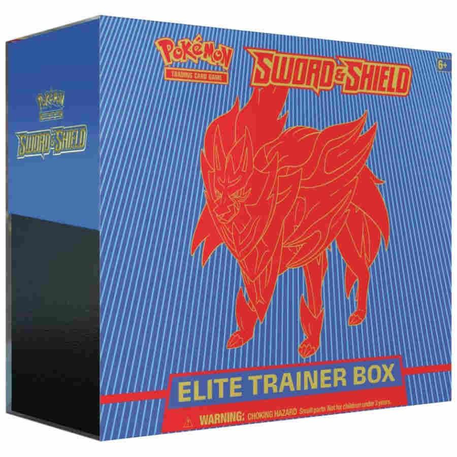 Pokemon Sword And Shield Base Set Elite Trainer Box (Zamazenta)