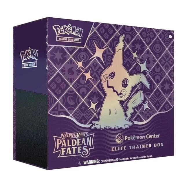 Pokemon Paldean Fates Elite Trainer Box Pokemon Center