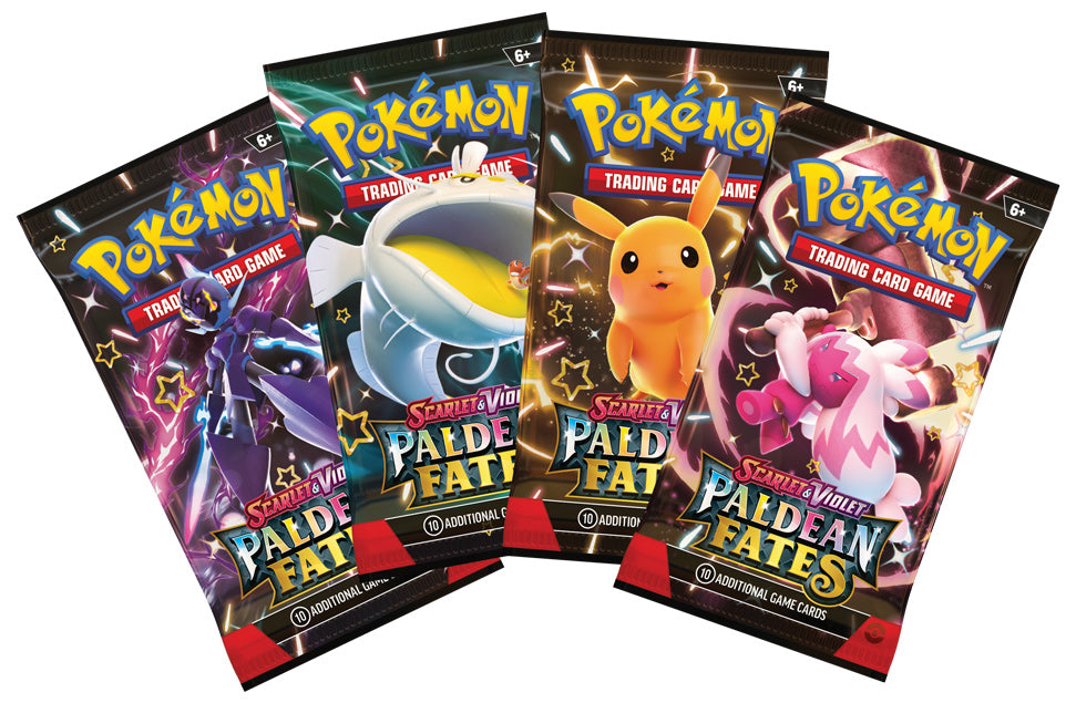 Pokemon Paldean Fates Booster Pack x 10