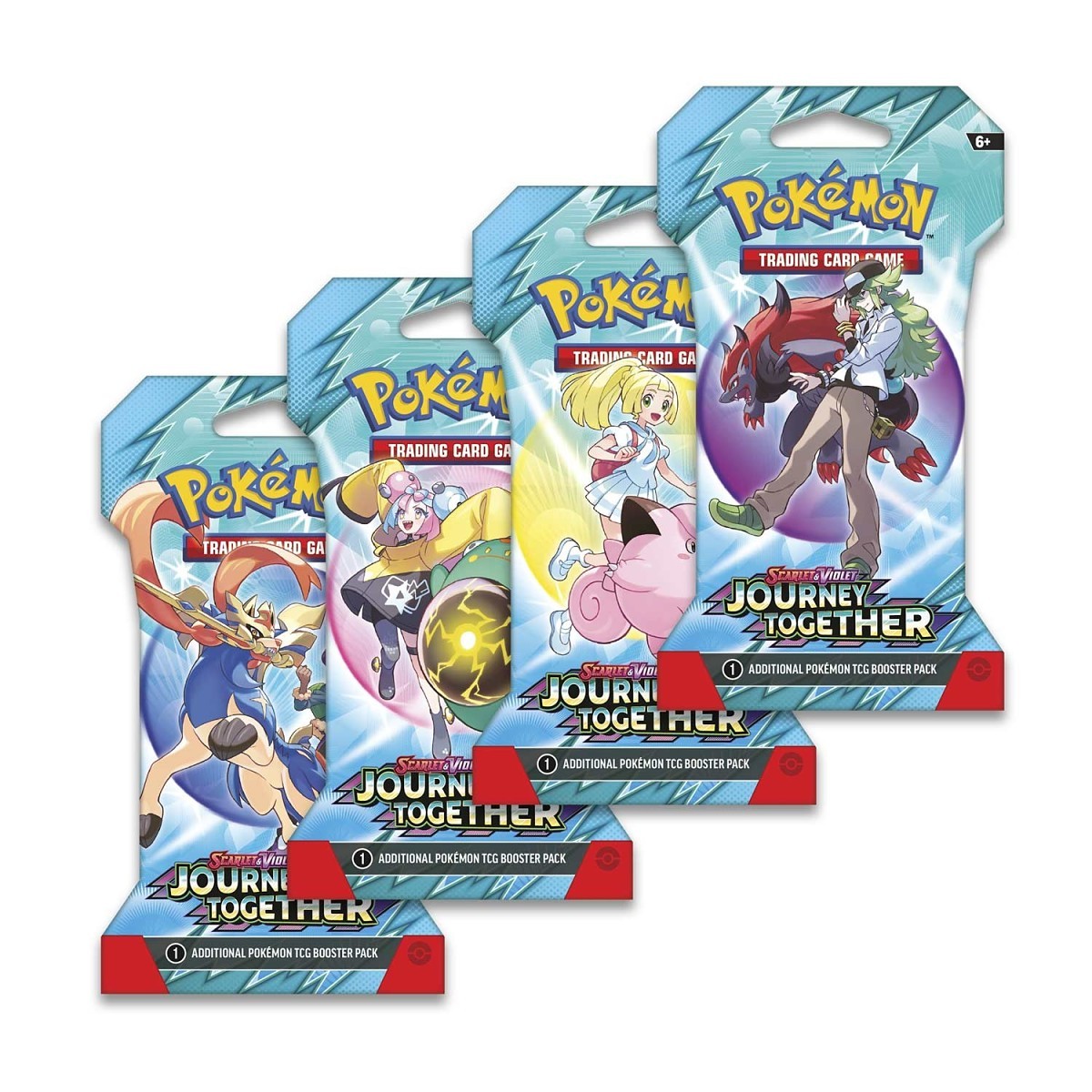 Pokemon Journey Together Sleeved Booster Pack x10
