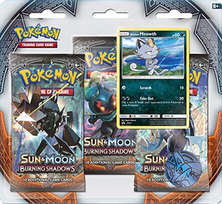 Pokemon Burning Shadows 3 Pack Blister