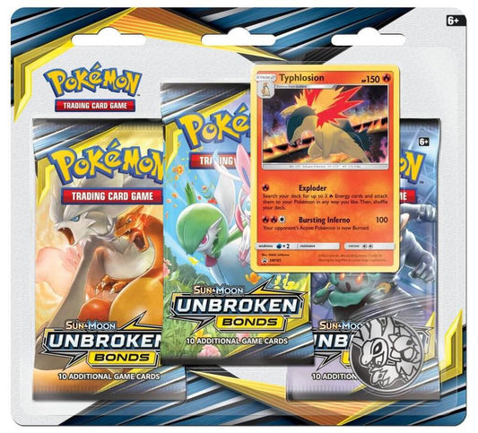 Pokemon Unbroken Bonds 3 Pack Blister