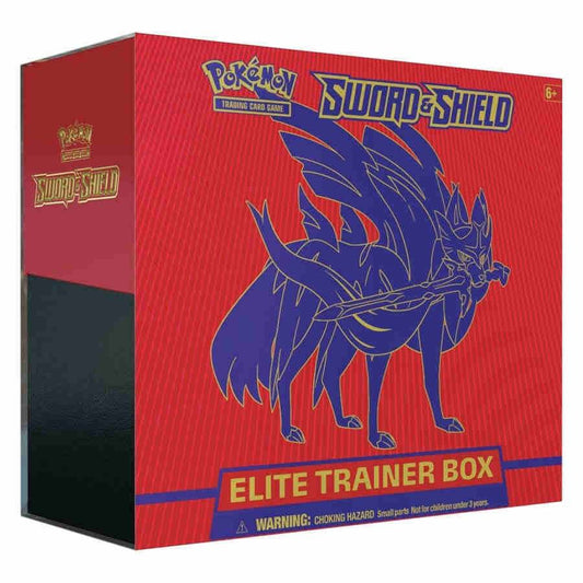 Pokemon Sword And Shield Base Set Elite Trainer Box (Zacian)