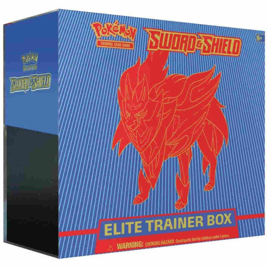 Pokemon Sword And Shield Base Set Elite Trainer Box (Zamazenta)