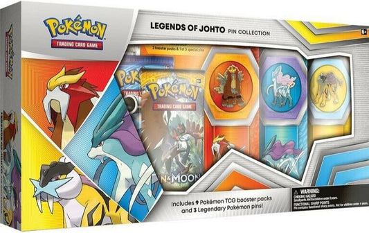 Pokemom Legends Of Johto Pin Collection