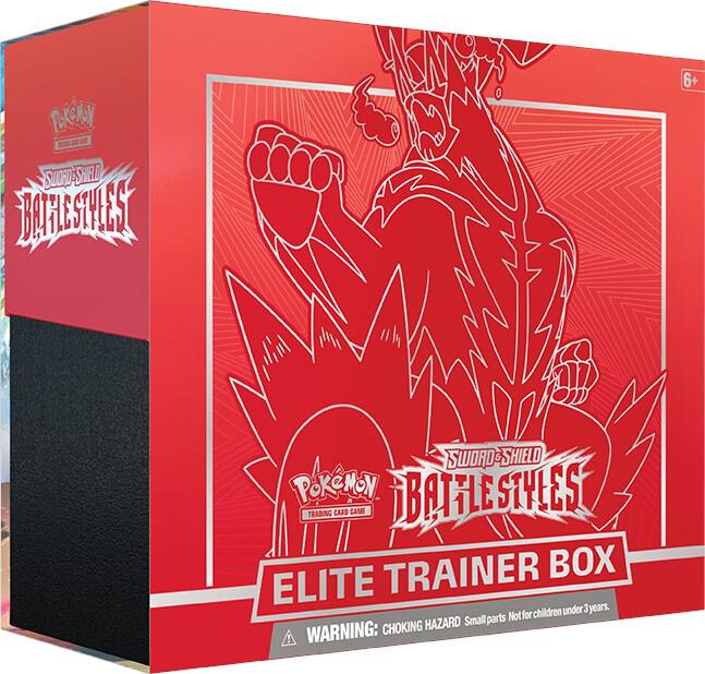 Pokemon Battle Styles Elite Trainer Box Single Strike (Red)