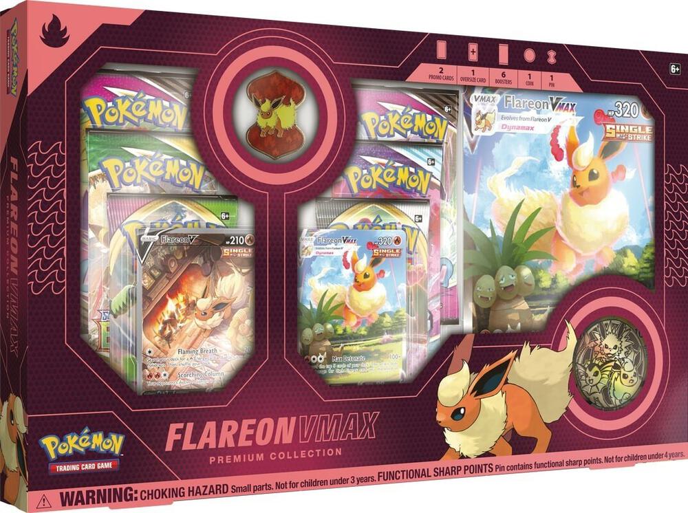 Pokemon  Flareon Vmax Premium Collection