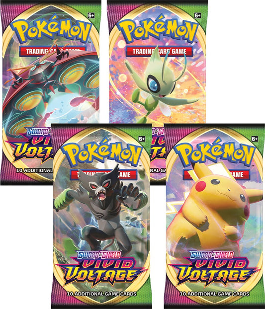 Pokemon Vivid Voltage Booster Pack x 10
