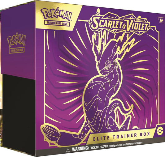 Pokemon Scarlet and Violet Base Elite Trainer Box Miraidon