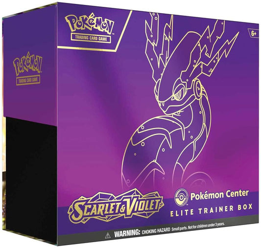 Pokemon Scarlet and Violet Elite Trainer Box Pokemon Center