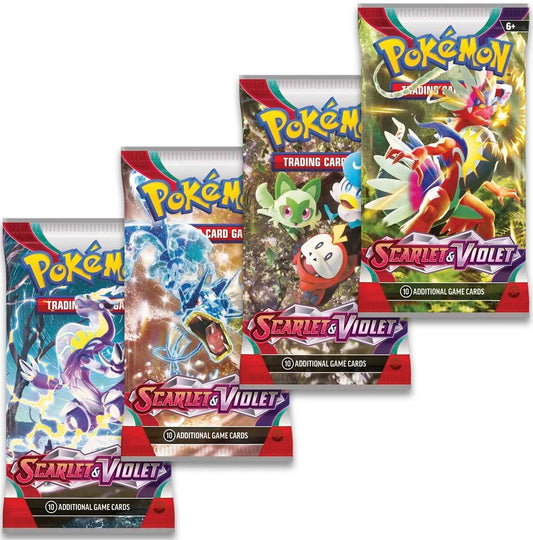 Scarlet And Violet Base Set Booster Pack x10