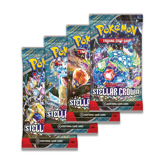 Pokemon Stellar Crown Booster Packs x10