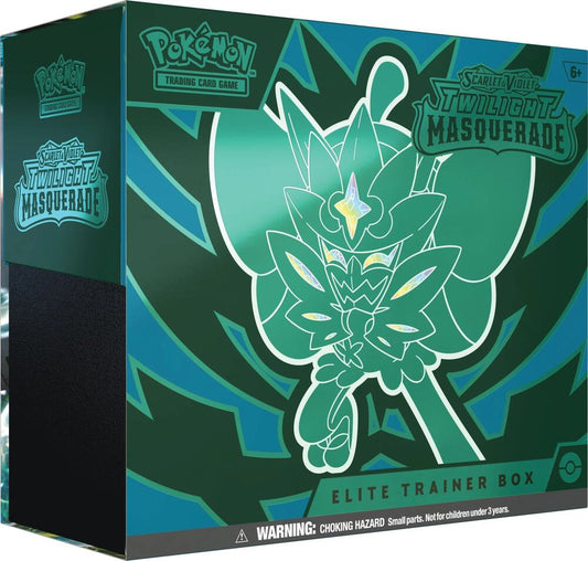 Pokemon Scarlet and Violet Twilight Masquerade Elite Trainer Box