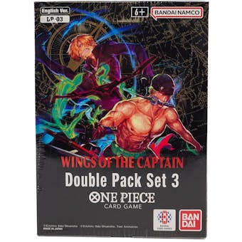 One Piece OP-06 Wings Of The Captain Double Pack Set 3 English Trading Card