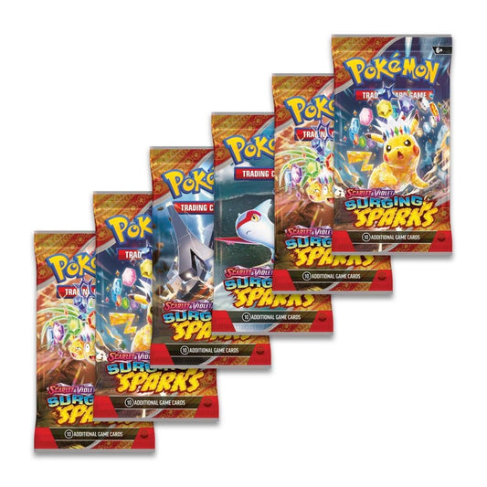 Pokemon Surging Sparks Booster Pack Bundle x10