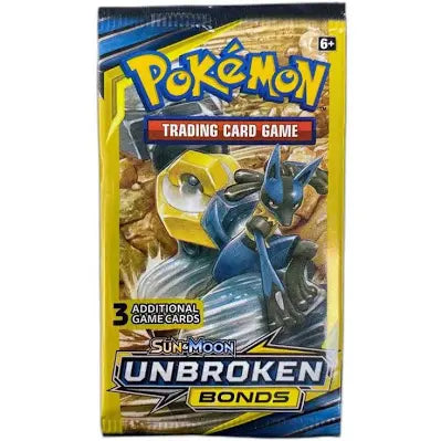 Pokemon Sun & Moon Unbroken Bonds 3 Card Mini Booster Pack
