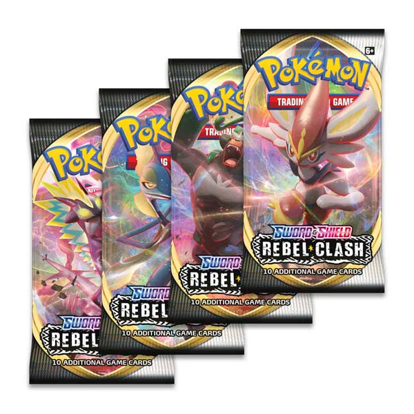 Pokemon Rebel Clash Booster Pack x 10