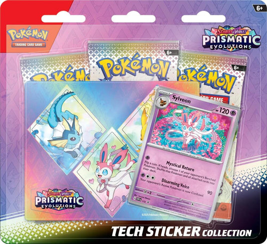 Pokemon Prismatic Evolutions Tech Sticker Collection (Sylveon)