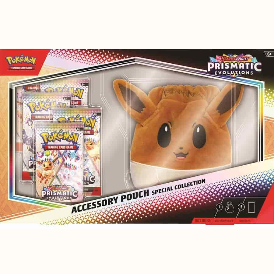 Pokemon Prismatic Evolutions Accessory Pouch Special Collection