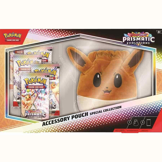 Pokemon Prismatic Evolutions Accessory Pouch Special Collection