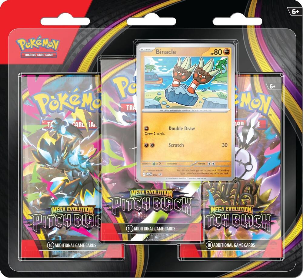 Pokemon Pitch Black 3 Pack Blister
