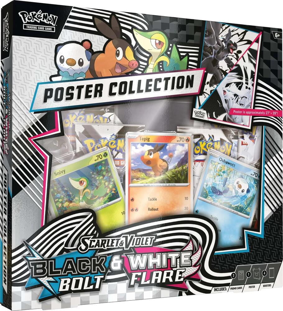 Pokemon Black Bolt White Flare Unova Poster Collection