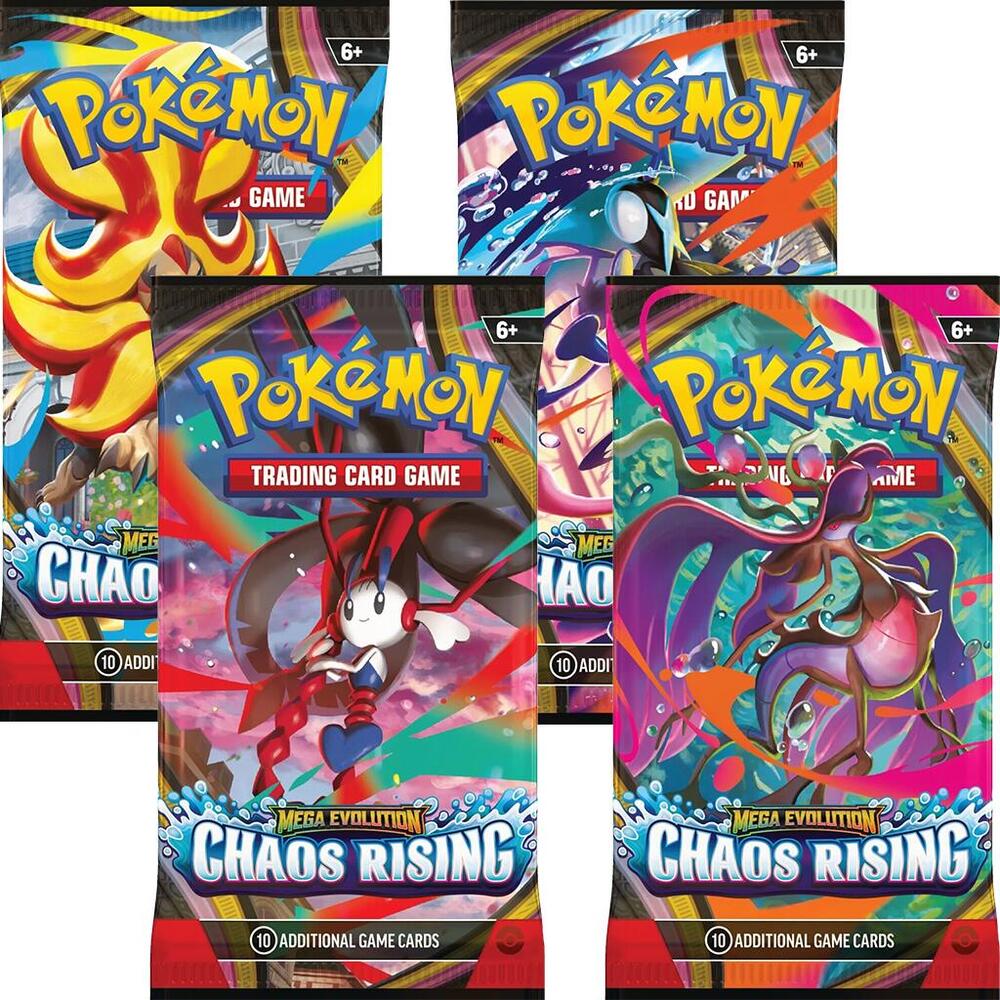 Pokemon Chaos Rising Booster Pack x 10
