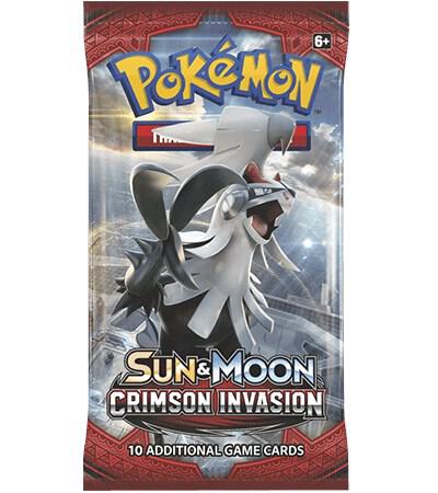 Pokemon Sun And Moon Crimson Invasion Booster Pack