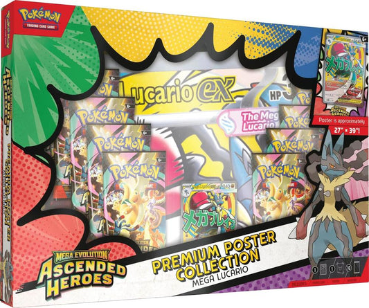 Pokemon Ascended Heroes Premium Poster Collection Lucario