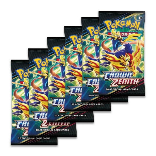 Pokemon Crown Zenith SwSh Booster Pack x10
