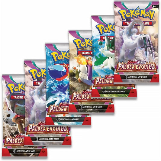 Pokemon Paldea Evolved Booster Pack x10