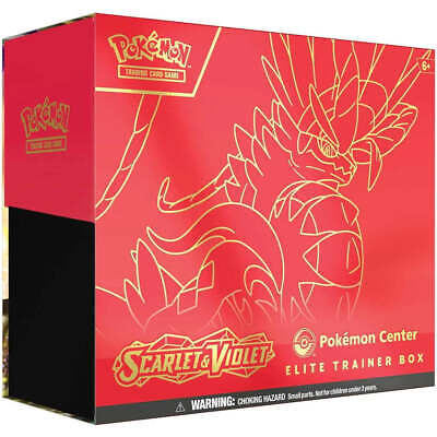 Pokemon Scarlet and Violet Elite Trainer Box Pokemon Center